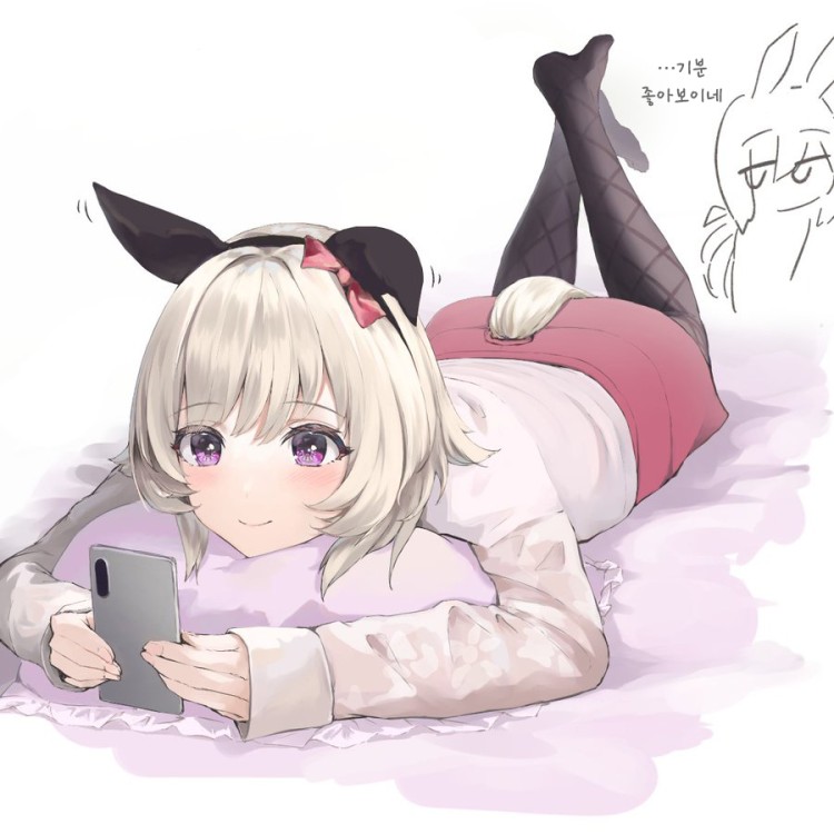 [ばた わびと] 외출나가는 카렌짱.
