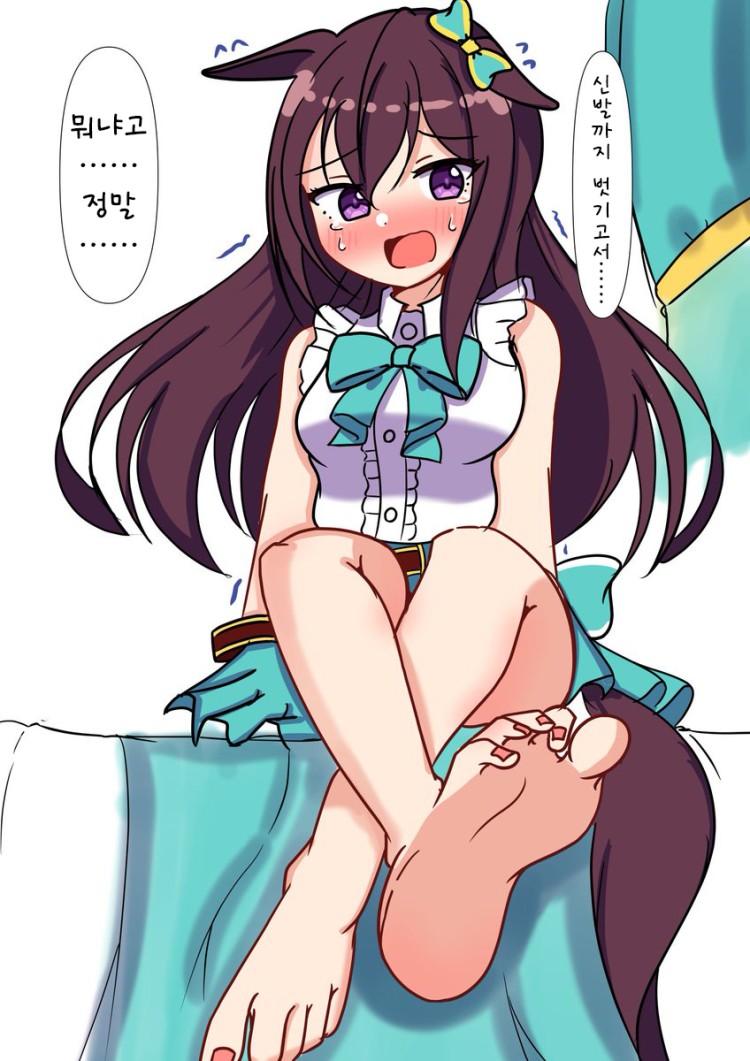 [とのうさ] 맨발이 드러난 도베르.