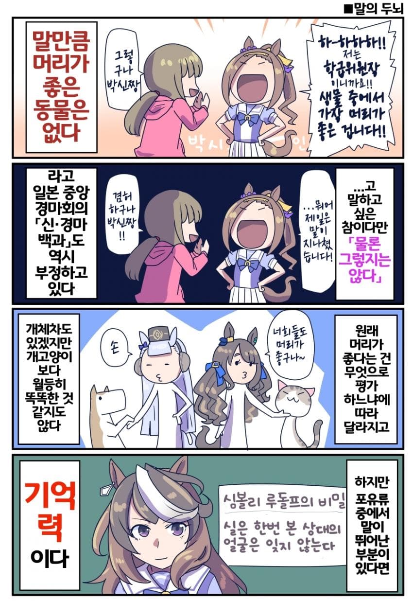 [坂崎ふれでぃ]말의 두뇌 이야기
