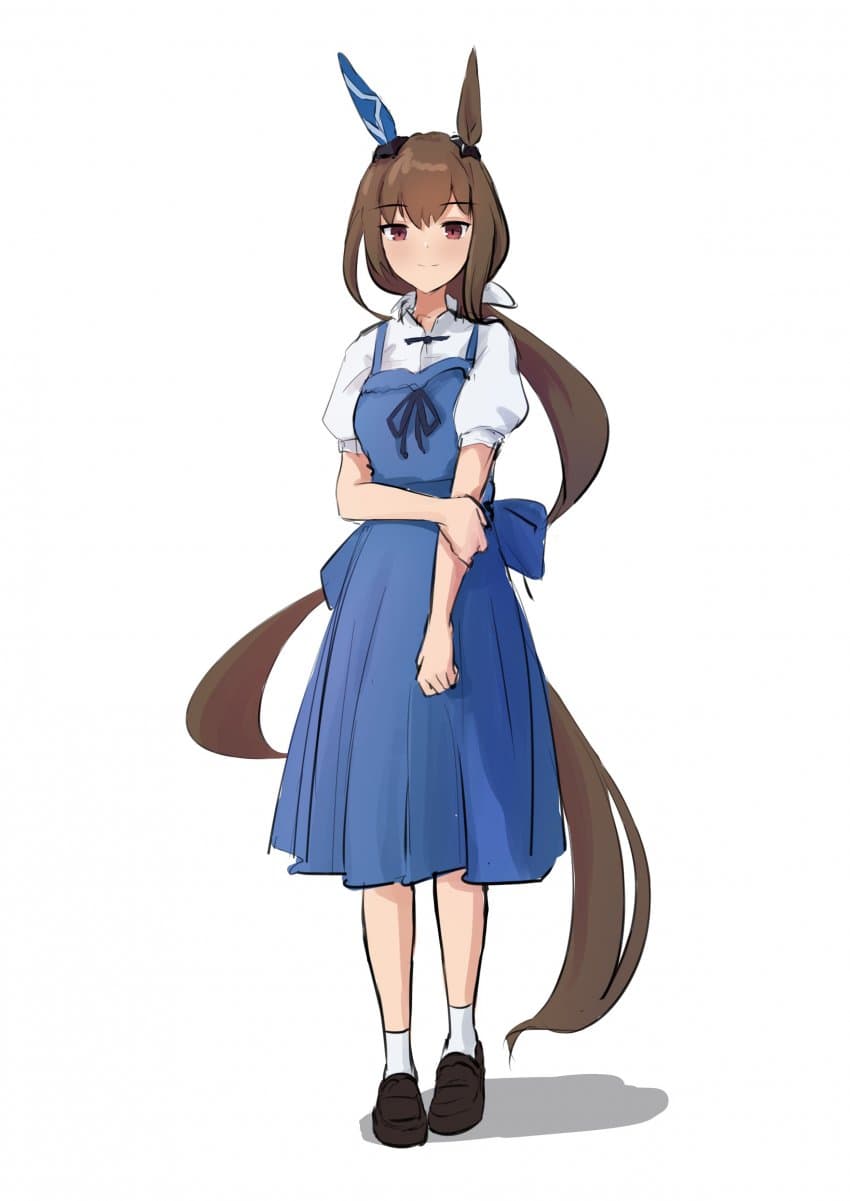 "우, 우리 엄마는 그렇게 안 웃어요…."