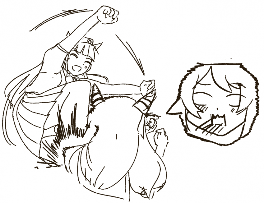 히시 미라클의 수영을 도와주는 고루시