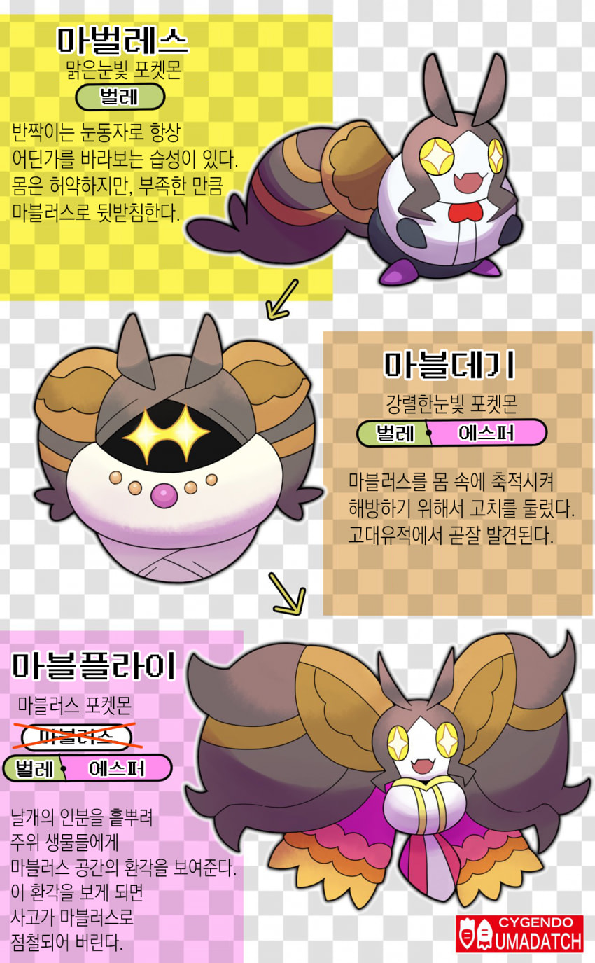 [カトゥー] 트레센 지방의 포켓몬 14