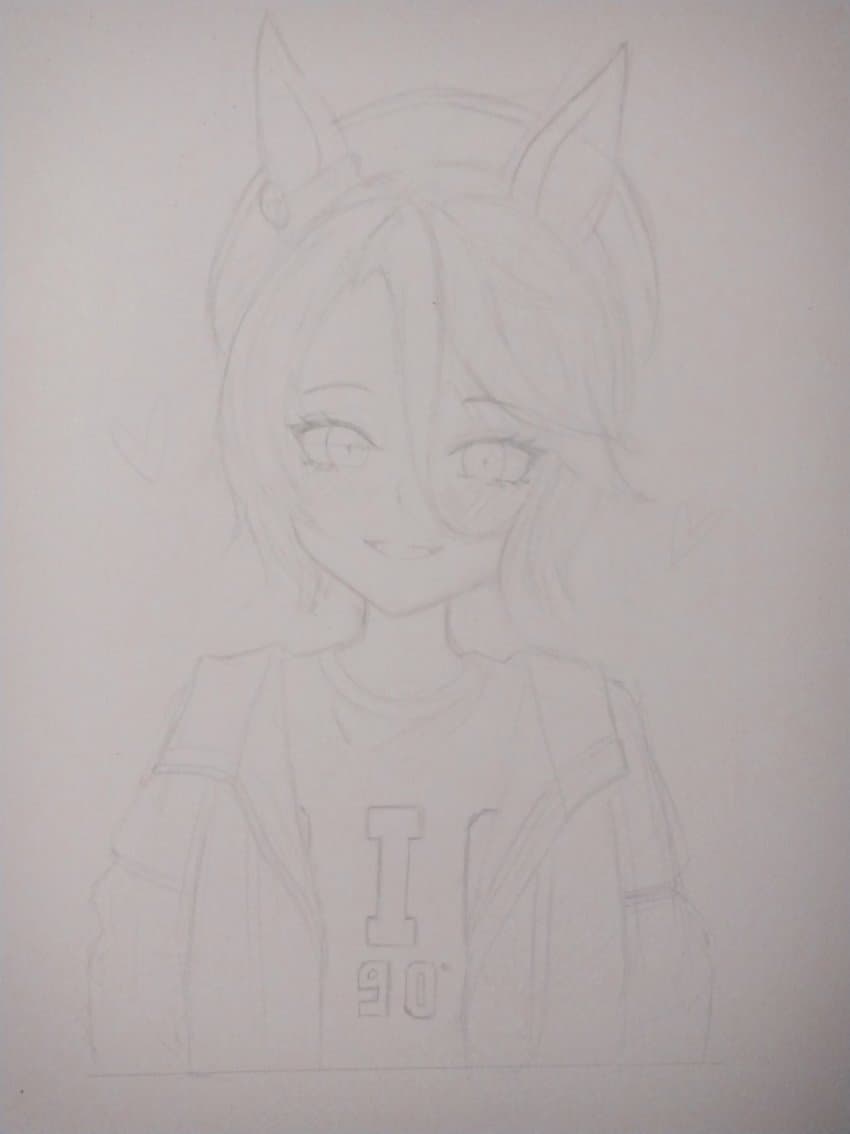 나리타 타이신 손그림 (+그림과정)
