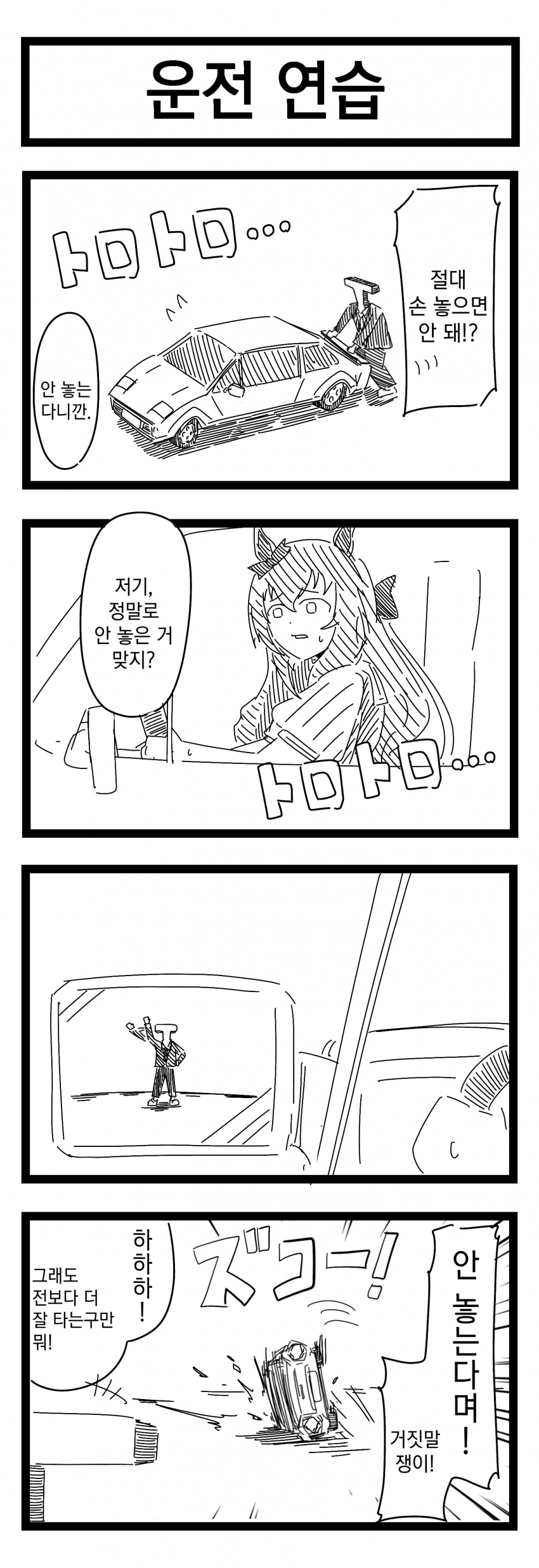[裏起毛] 운전 연습