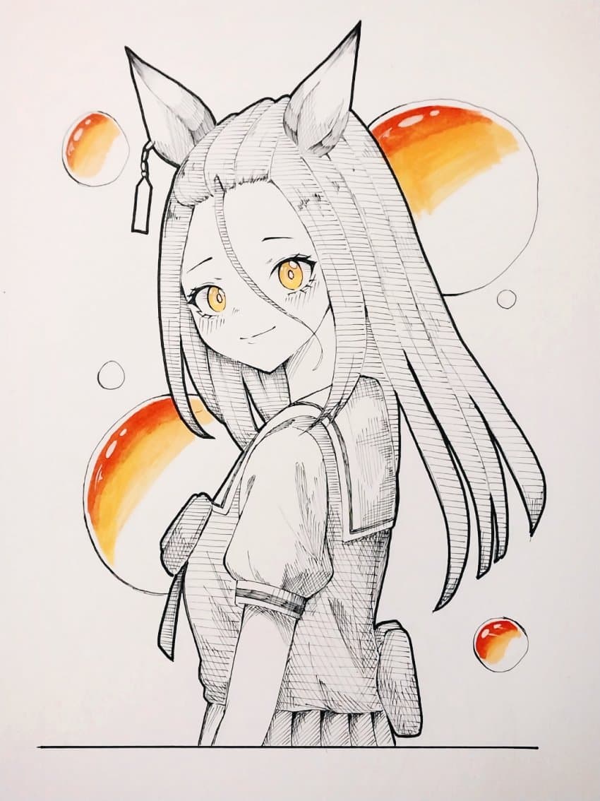 멘하탄 카페 손그림