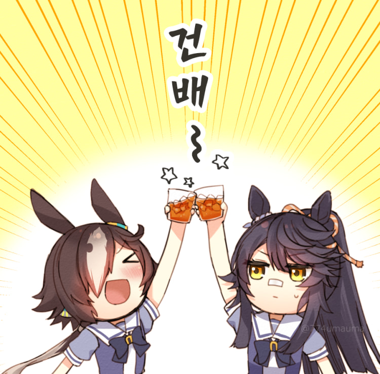 [なな氏] 위스키 대신 보리차.