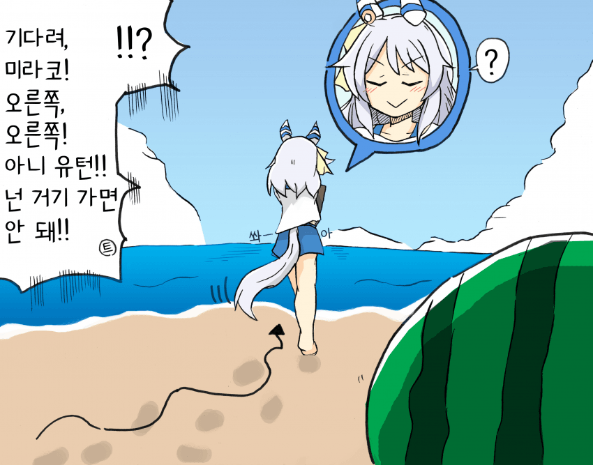 [しかられみみ] 수박 깨기 실패(1/65535)