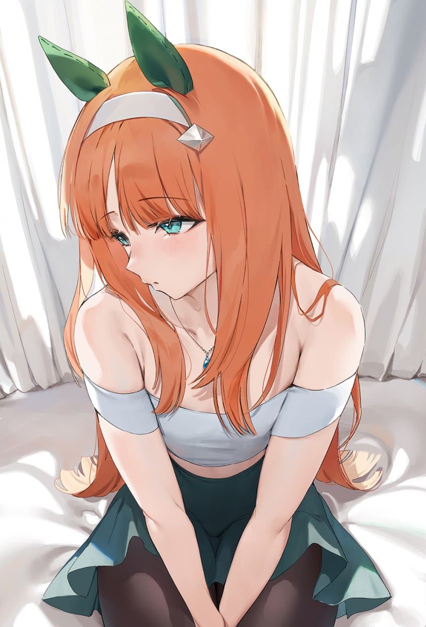 "형… 그렇게 쳐다보면 곤란해요…♡"