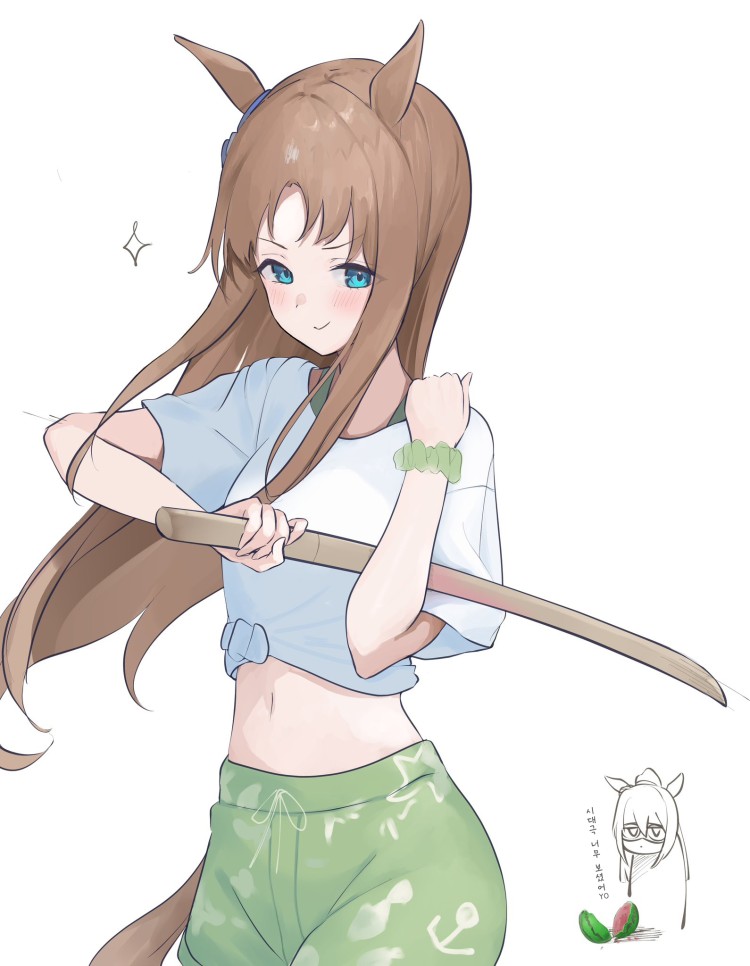 [あまサ] 목검으로 수박을 벤 그라스.
