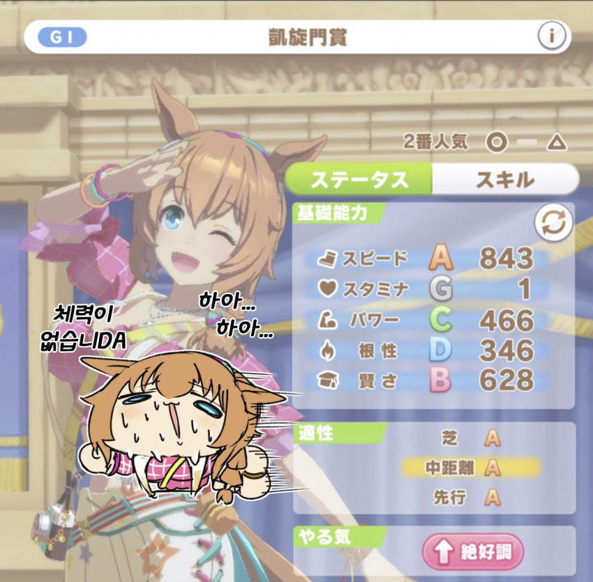 [毛玉, はいぜん] 개선문 디버프 타이키와 다스카