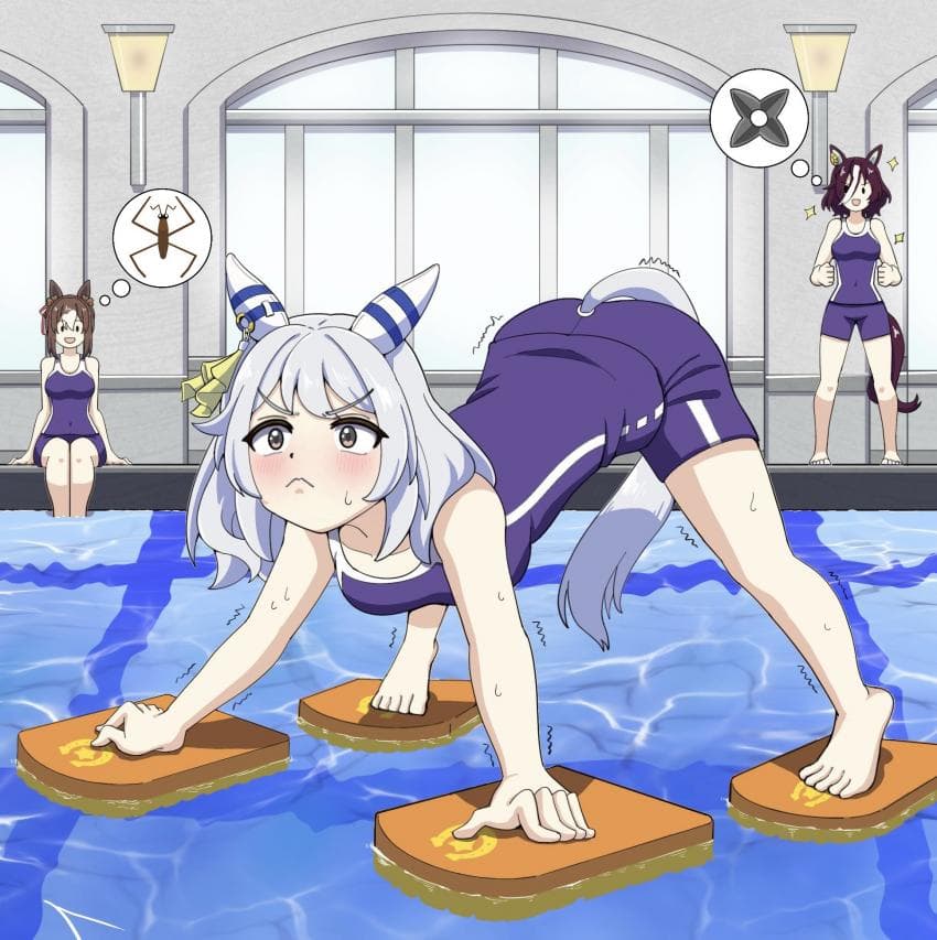 [ふ〜みん] 수영장 온도