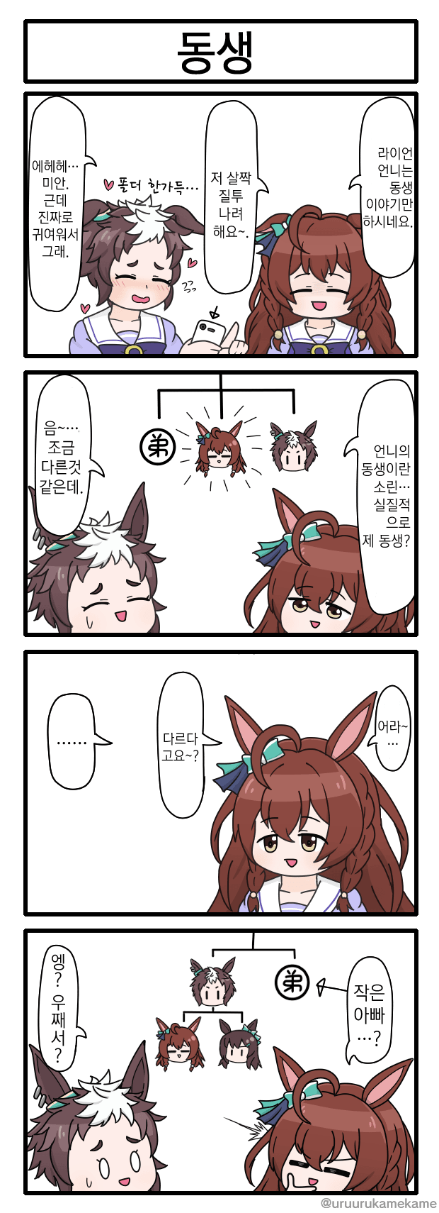 [うるかめ] 동생
