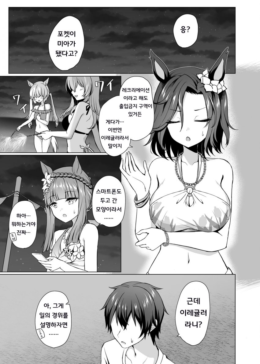 [健全りょちゃぷ] 쟝포켓와 여름합숙 (샘플).