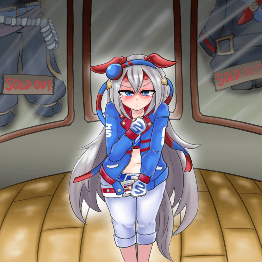 [폰그림] 경매에 승부복 팔아버리는 타마모 크로스 그려옴