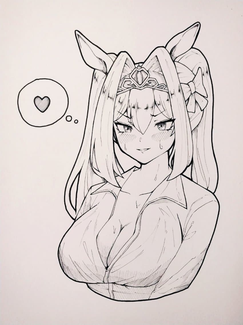 다이와 스칼렛 손그림