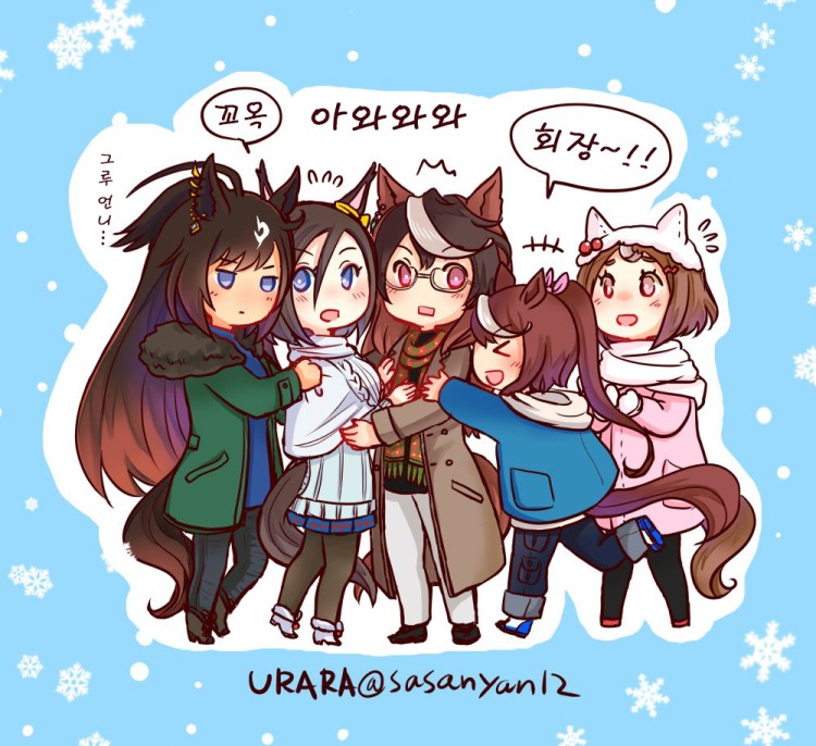 [うららさん] 가족 구도가 되어버렸다.