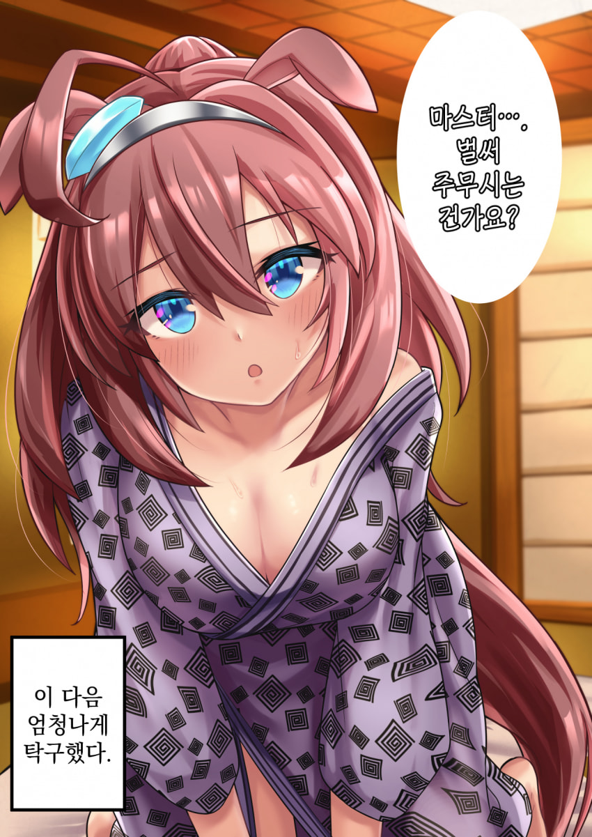 [テアクロウ] 부르봉과 온천 여관에서...