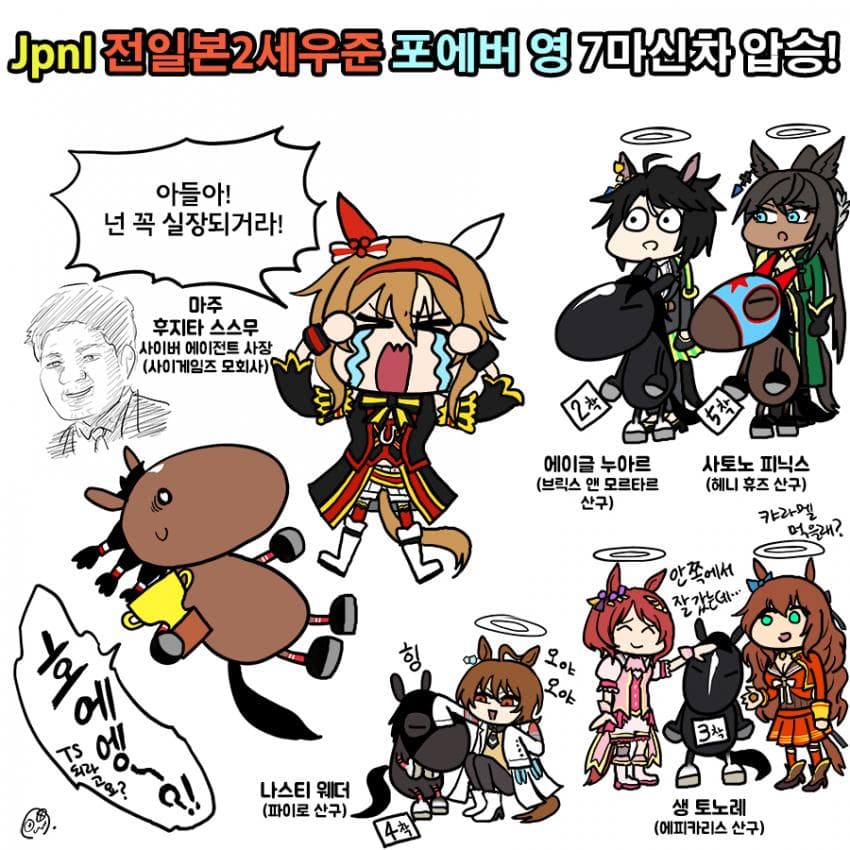 어제자 전일본2세우준 그림