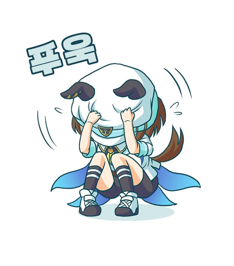 [あるスズキ] "슈발은 약간 큰 모자가 귀여워."