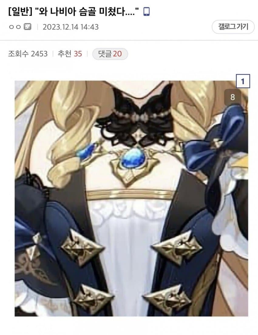 둘 다 목걸이가 가슴골을 완벽하게 가리는 애들