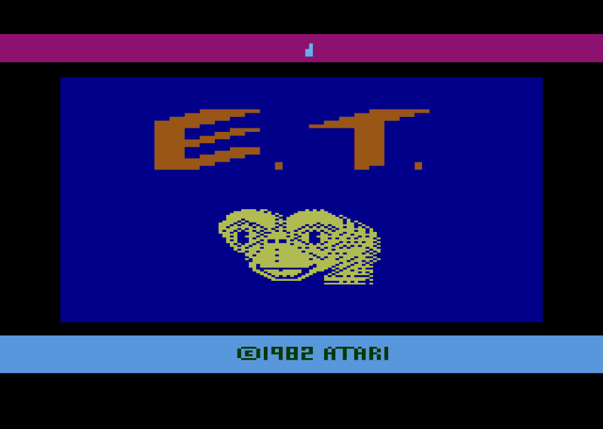 낙서) Atari 2600 - E. T. (1982)