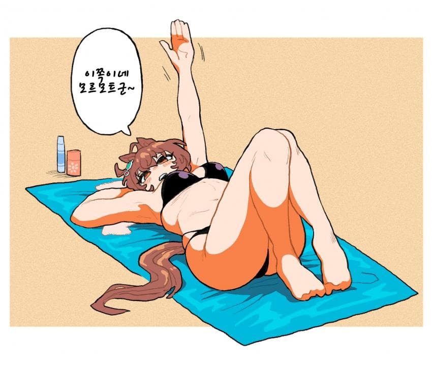 [ハチノス]이쪽이네 모르모트군~
