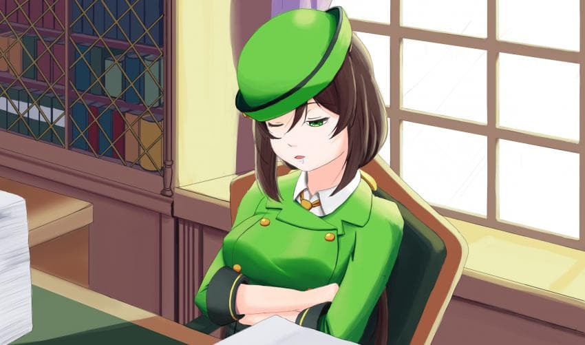 침흘리며 자다가 일어나는 타즈나 짤