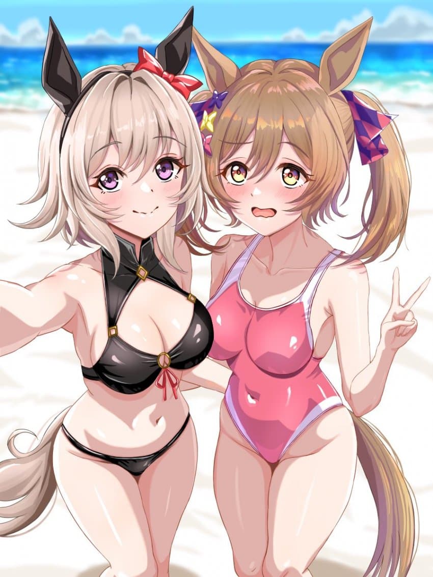 [月雪ミケ]수영복셀카 가렌 팔코