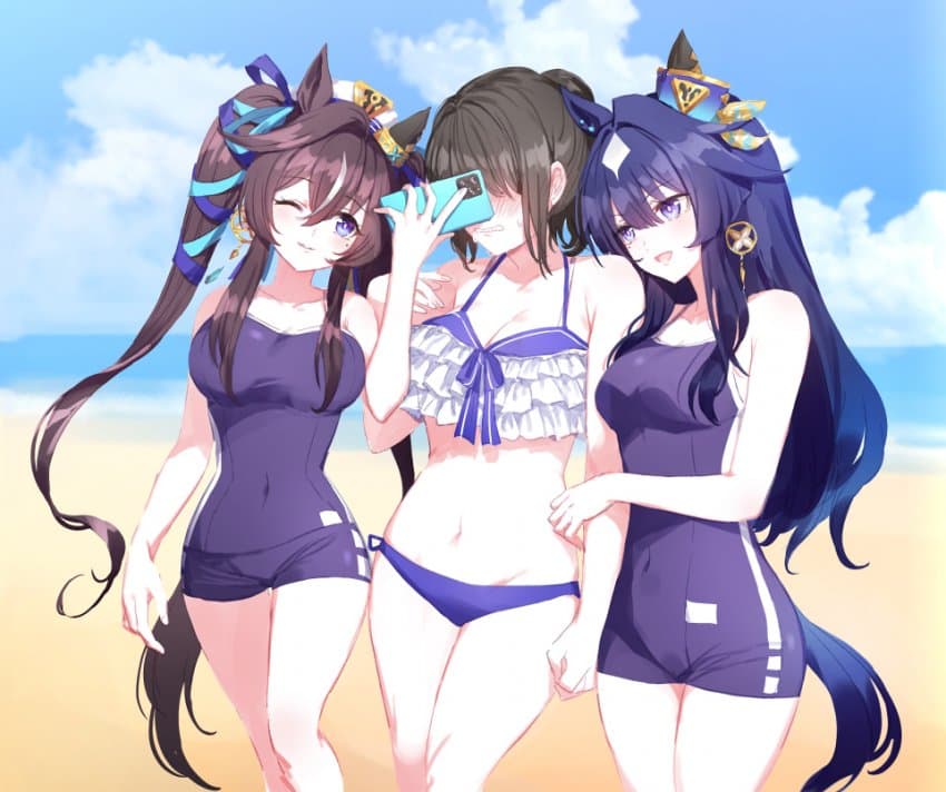 [るべ] 비블 자매와 수영복