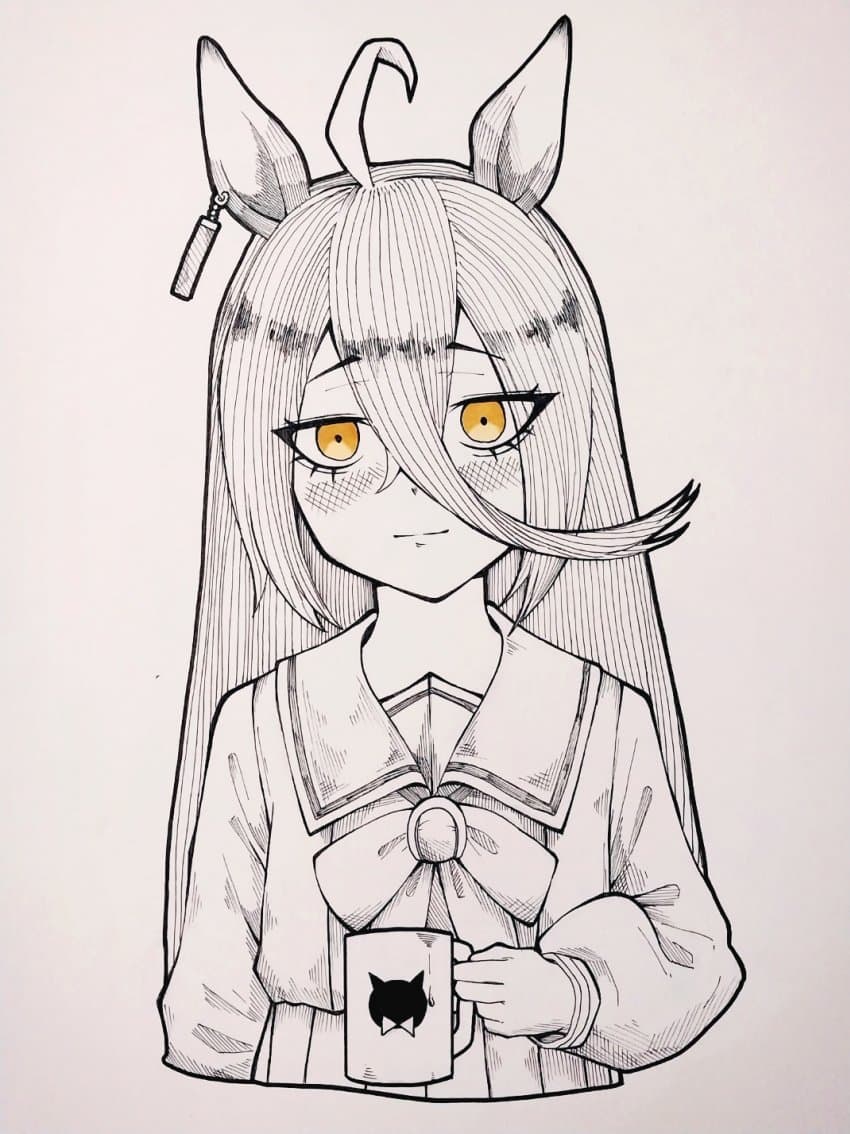 맨하탄 카페 손그림
