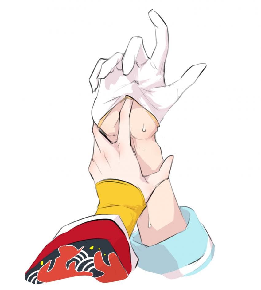 ささ船)손 구도 연습일 뿐인 그림