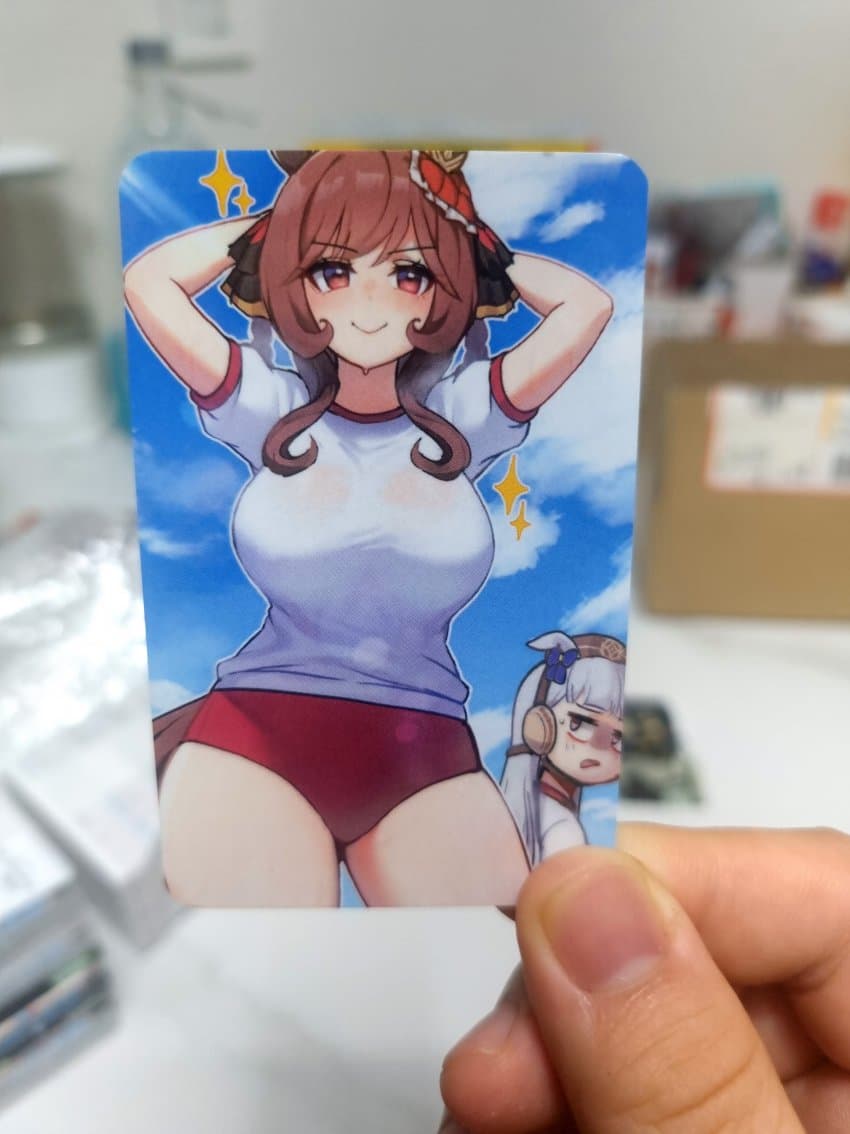 3코때 나올 카훼랑 젠틸 포카 왔다!!