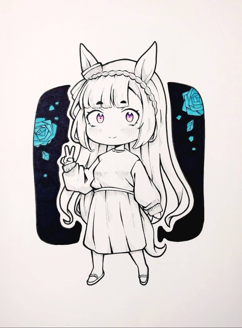 메지로 아르당 손그림