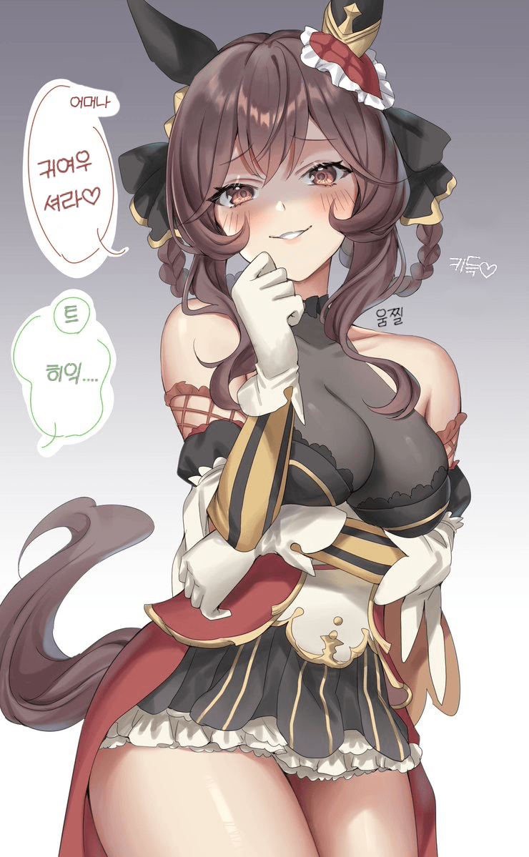 [お沙華] 자신보다 약한 트레이너를 본 돈나