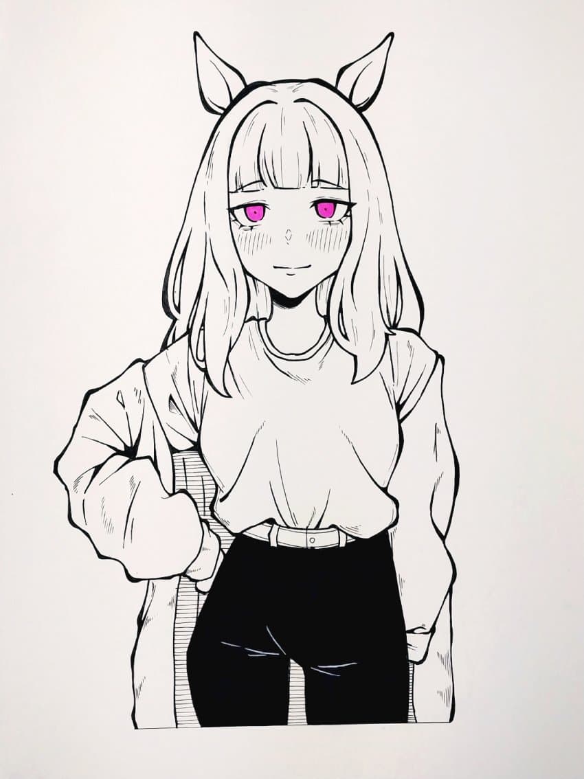 골드쉽 손그림 그렸음