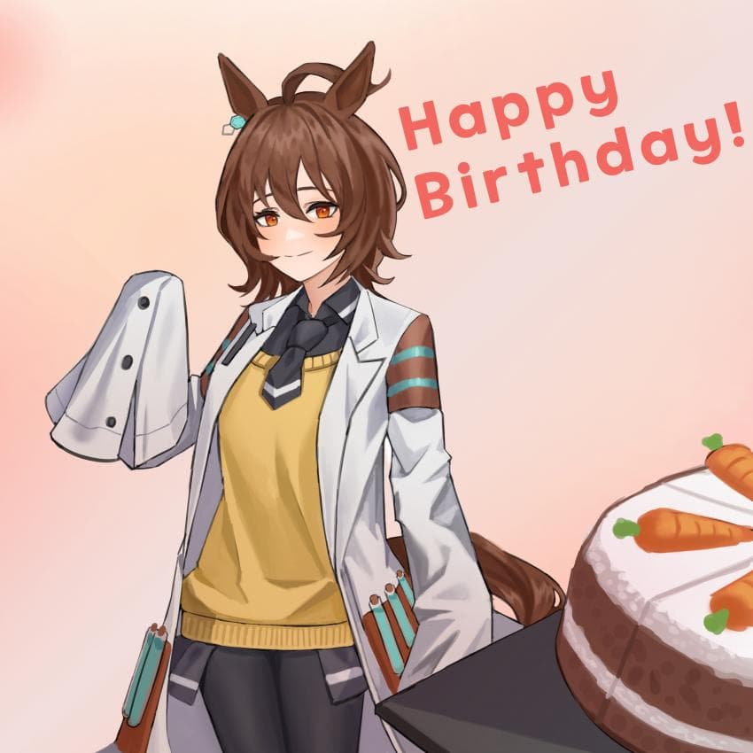 타키온 생일기념 그림 그려왔어