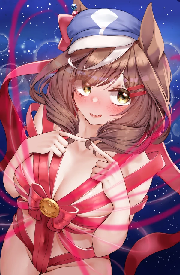[たぶんしゃけ]세일러뭉으로 변신중인 뭉뭉이