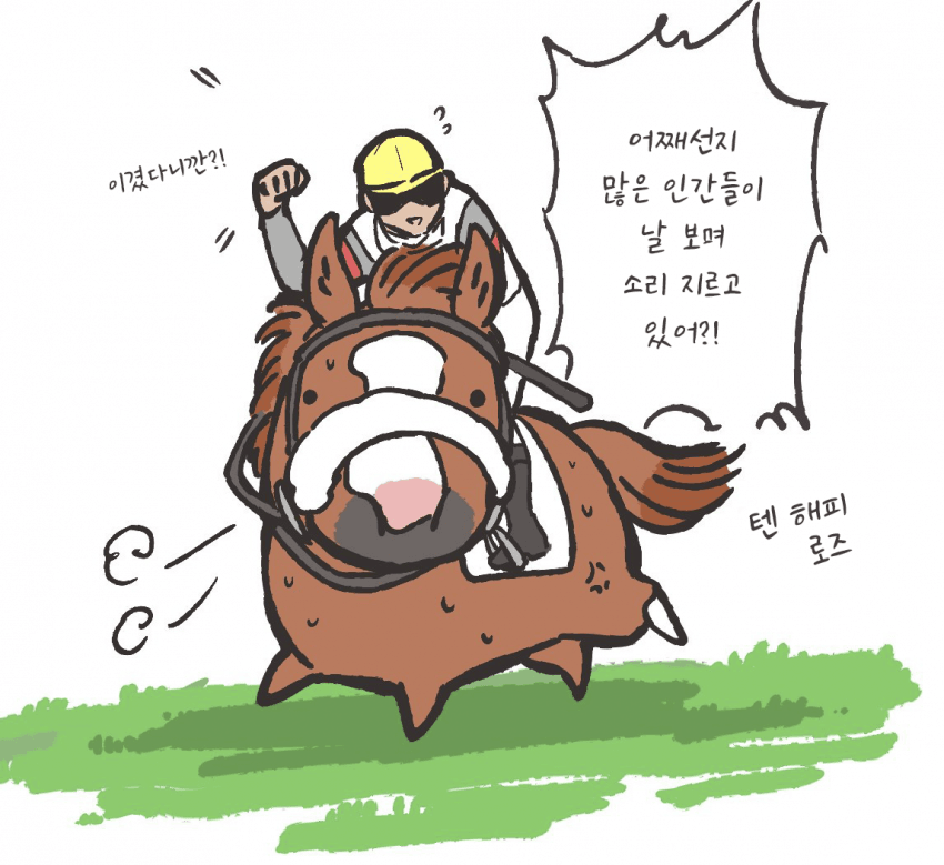 핫산) 텐 해피 로즈와 츠무라 기수 첫 G1 재패!
