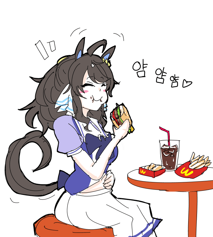 트레이너를 위한 간식을 만들고 있는 택트쟝