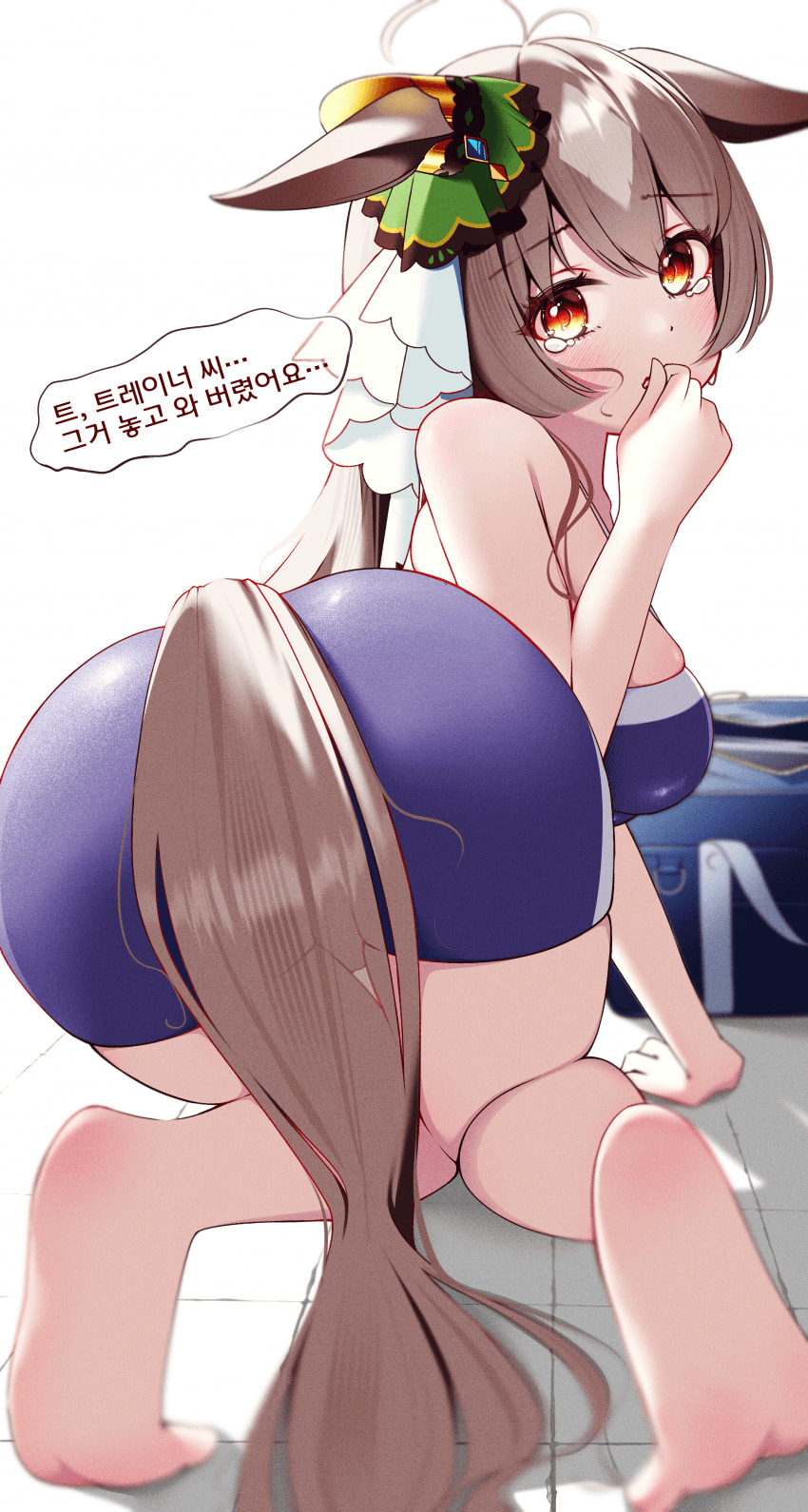 [ぽんたの毛玉]속옷을 까먹고 와버린 다이아