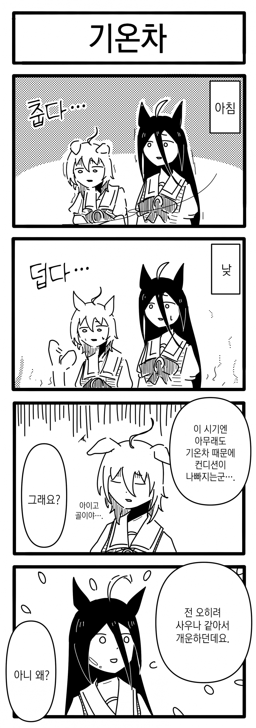 [浦木猛] 기온차