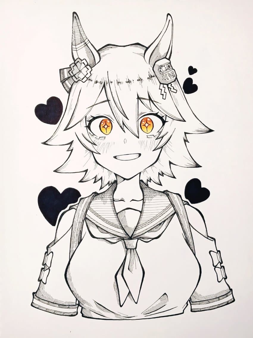 복순이 손그림 그렸음