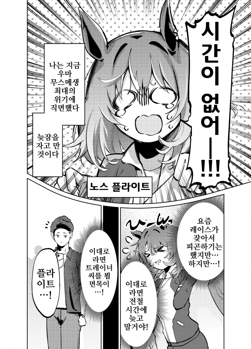 [シマ]노스 플라이트와 트레이너 만화