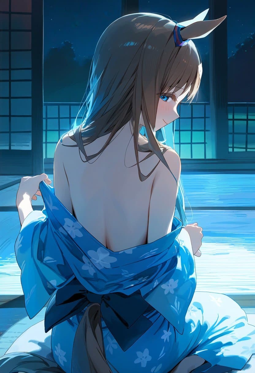 AI)여관에서 등을 보이는 말딸들