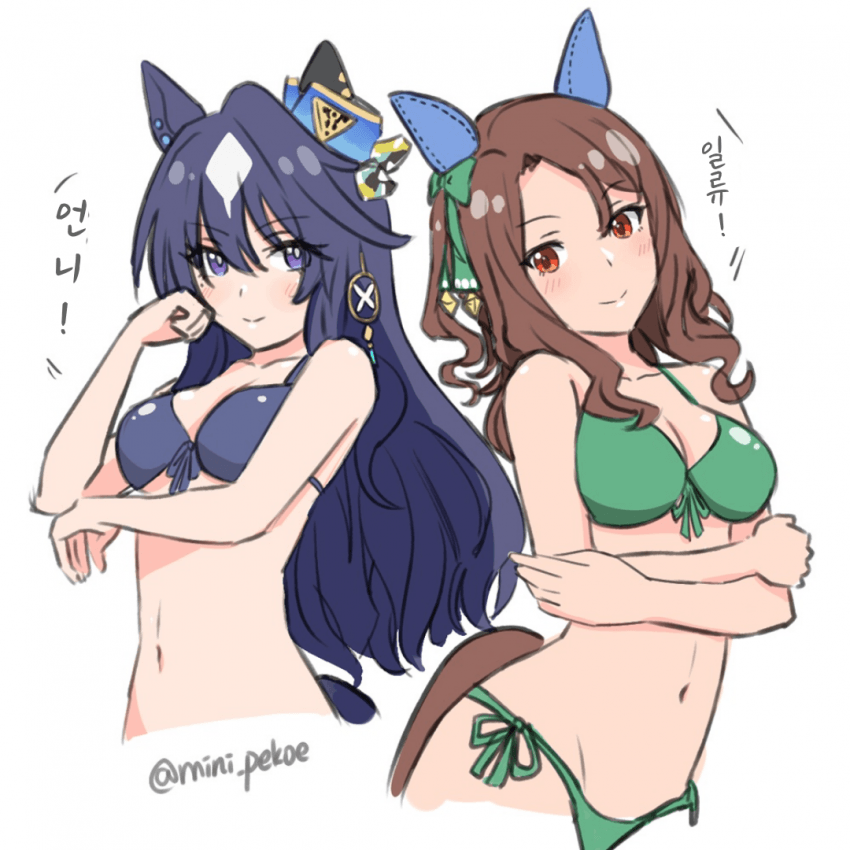 [MiniPekoe]수영복 일류와 언니