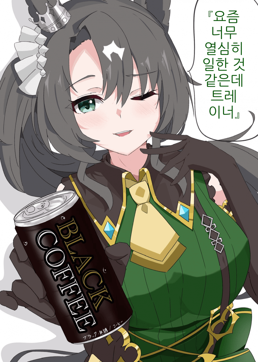 [えかざわ]캔커피 주는 크라운