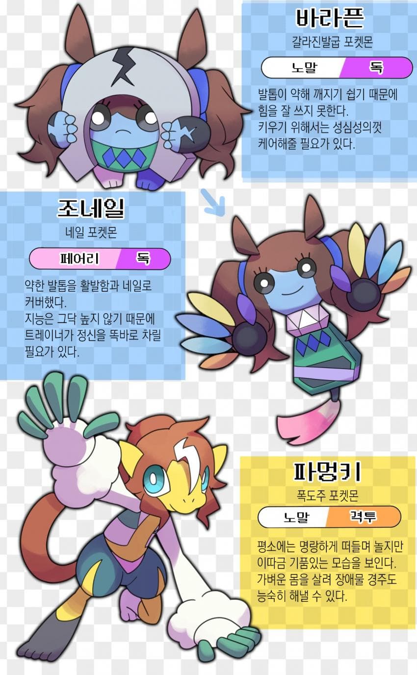 [カトゥー] 트레센 지방의 포켓몬 15