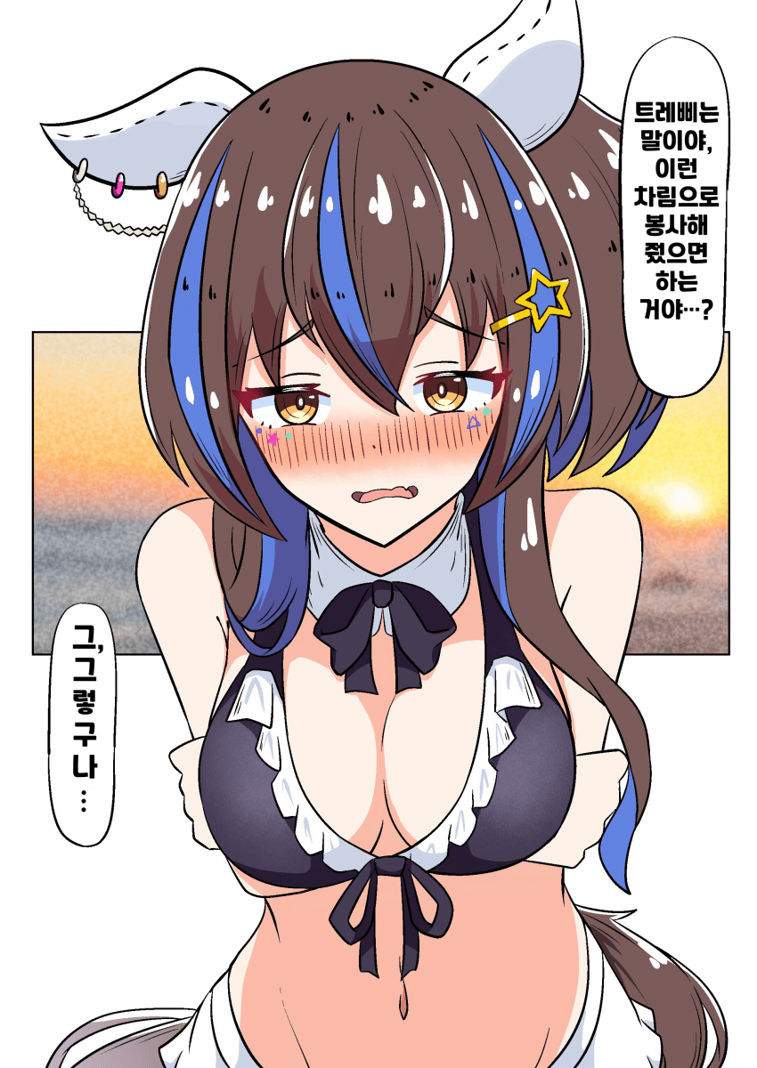 [あっくんず]메이드 비키니 헬리오스
