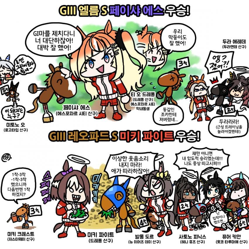 일요일 엘름S, 레오파드S 그림