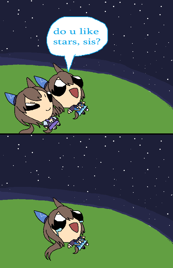 "별 좋아하니 동생아??"